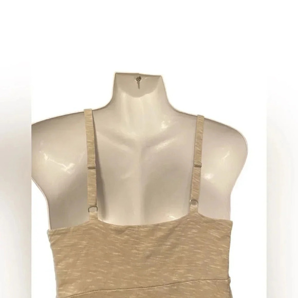 Tommy Bahamas Relax Tan Drawstring Casual Jersey Dress - Picture 4 of 8